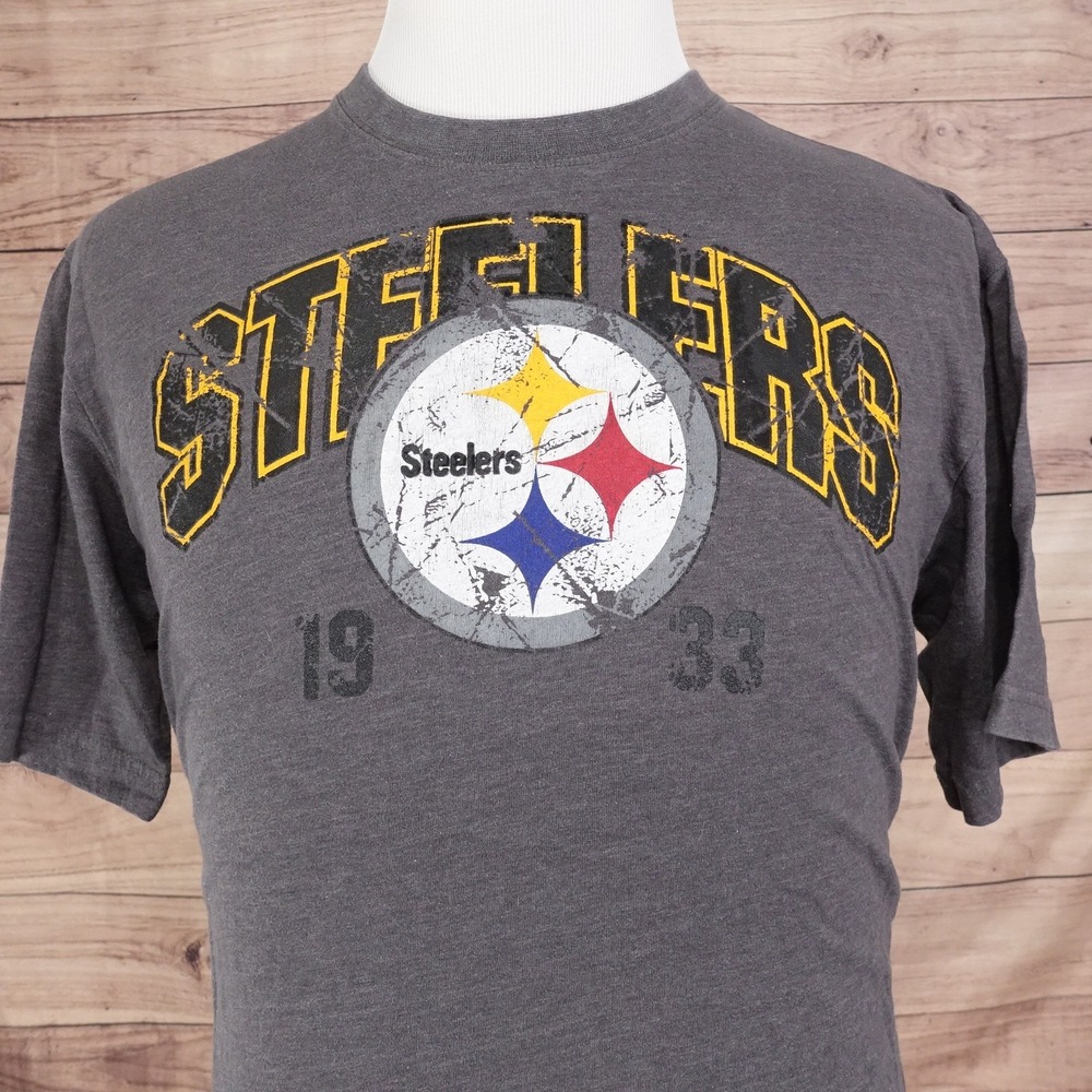 Pittsburgh Steelers Shirt Mens Large NFL Football Team Apparel 1933 Tee -28